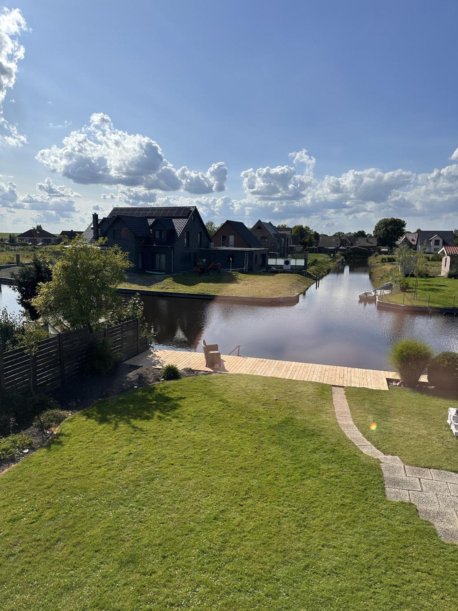Ferienwohnung Deichblick Emden Exteriör bild